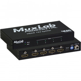 MuxLab HDMI 1x4 Splitter, 4K/60