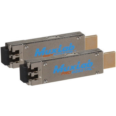 MuxLab Mini HDMI Fibre 4K Extender Kit