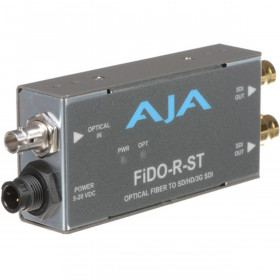 AJA FIDO-T-SC Convertisseur Fibre Optique (ST) vers 3G-SDI-Sorties Du