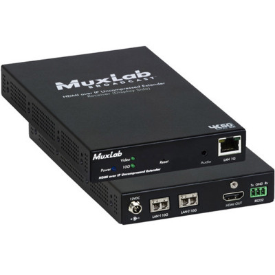 MuxLab HDMI 2.0 / ST2110 over IP Unc ConverterRX, MM