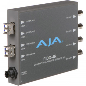 AJA - Convertisseur 4 Canaux Fibre Optique vers 3G SDI - LC