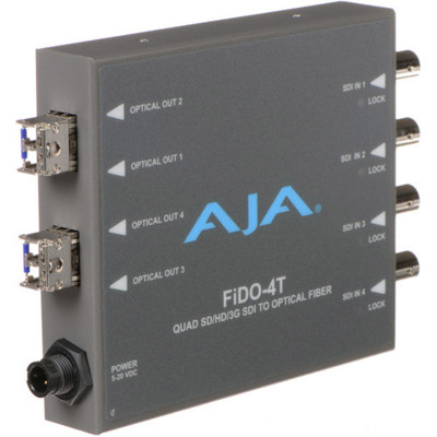 AJA - Convertisseur 4 Canaux 3G SDI vers Fibre optique - LC