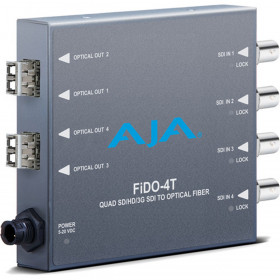 AJA - Convertisseur 4 Canaux 3G-SDI vers Multi-Mode LC Fiber