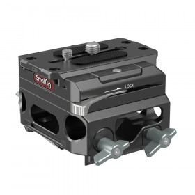 SmallRig 3067 Lightweight Baseplate with Dual 15mm Rod Clamp