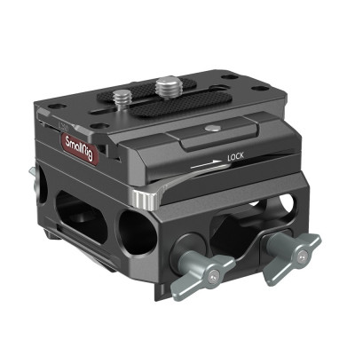 SmallRig 3067 Lightweight Baseplate with Dual 15mm Rod Clamp