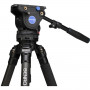 Benro S3 Carbon Single Tube Video Tripod w/ BV6H hd