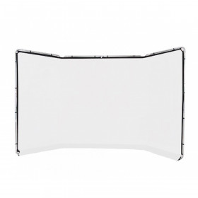 Lastolite Support Fond panoramique+toile Blanc-4m