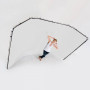 Lastolite Support Fond panoramique+toile Blanc-4m