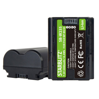 -Starblitz Batterie compatible Fujifilm NP-W235 pour X-T4