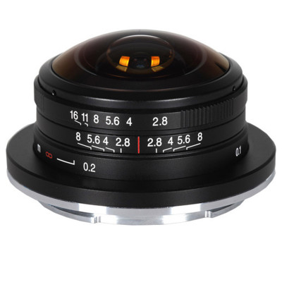 Laowa 4mm F2.8 Fisheye circulaire Canon EF-M
