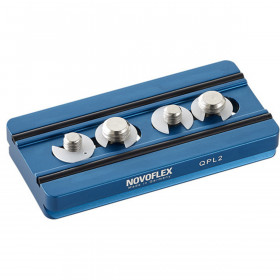 Novoflex Platine L 84mm avec vis 1/4'' et 3/8''