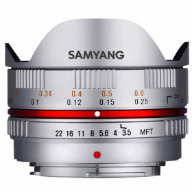 Samyang 7,5mm F3,5 UMC Fisheye Micro 4/3 Argent