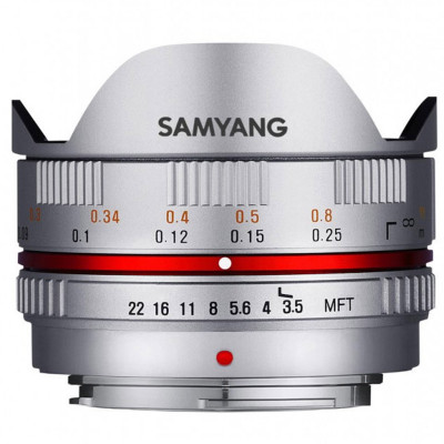 Samyang 7,5mm F3,5 UMC Fisheye Micro 4/3 Argent
