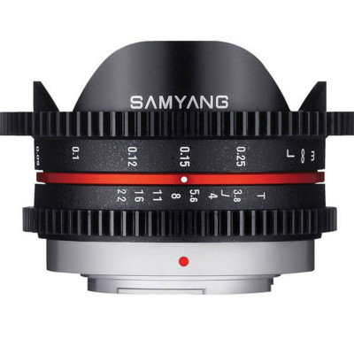 Samyang 7,5mm T3.8 Fisheye Cine Micro 4/3