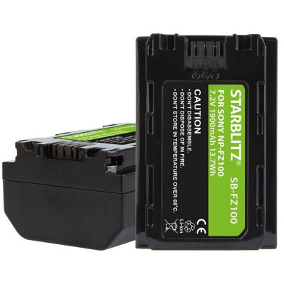 Starblitz Batterie compatible Sony NP-FZ100