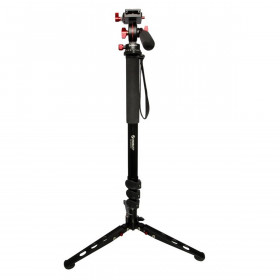 Starblitz Kit monopode avec tête video et base trepied