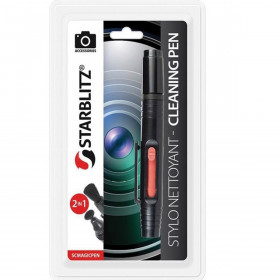 Starblitz Stylo nettoyant 2 en 1 - brosse et embout carbone