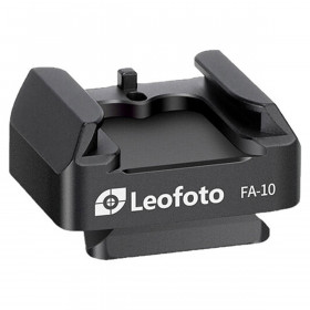 Leofoto FA-10 Cold shoe mount "V" type self quick lock system