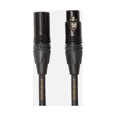 Roland 3Ft / 1M Microphone Cable Gold Series