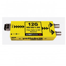 LYNX Technik Fiber Optic to 12G/6G/3G/HD-SDI Receiver