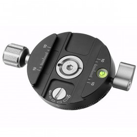 Leofoto PAN-02 Panning clamp + QP70 plate + Bag