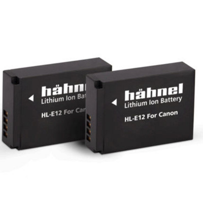 Hahnel ULTRA HL-E12 Canon Type Twin Pack
