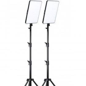 Weeylite Sprite 40 RGB Duo 2 panneaux LED, 2 pieds de lampe 210cm