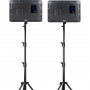 Weeylite Sprite 40 RGB Duo 2 panneaux LED, 2 pieds de lampe 210cm