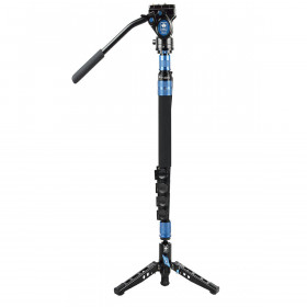 SIRUI P-325FL Carbon Fibre Monopod with Stand and video head VA-5