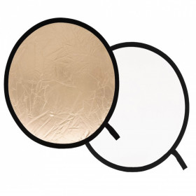 Manfrotto Reflecteur pliable 50cm sunfire/Blanc