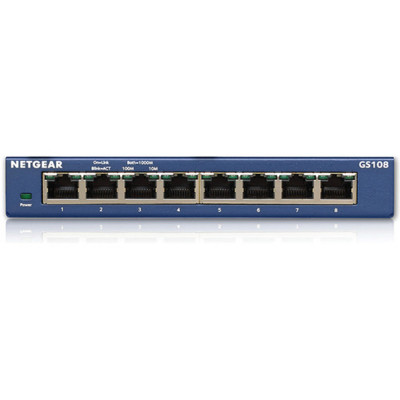 Netgear (GS108) Switch Ethernet 8 port