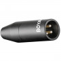 Boya 35C-XLR  Adaptateur 3.5mm mini jack F vers XLR M corps aluminium