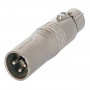 ADAPTATEUR XLR 3B MALE VERS XLR 5B FEMELLE