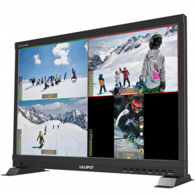 Liliput 21.5 live stream quad split multiview monitor AVEC SUITCASE