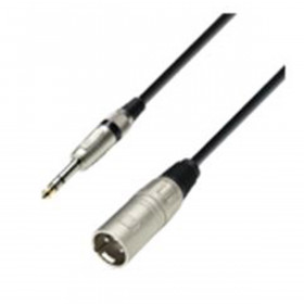 Cordon XLR 3b Mâle /Jack 6.35 mono Mâle Neutrik de 3 mètres