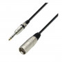 Cordon XLR 3b Mâle /Jack 6.35 mono Mâle Neutrik de 3 mètres