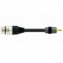CORDON AUDIO XLR 3B FEMELLE/JACK 3.5 STEREO MALE 1 METRE
