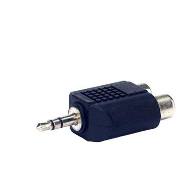 Adaptateur Jack 3.5 Stereo Male / 2 RCA Femelle