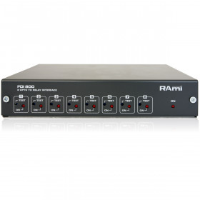 Rami Interface relais - 8 sections - SLIMRACK