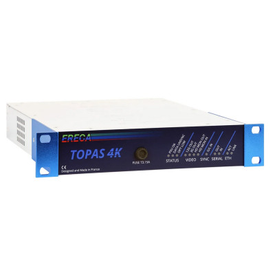 TOPAS RX 4K, 1RU-hw providing: 12G, 3G, Mon HD, G/L