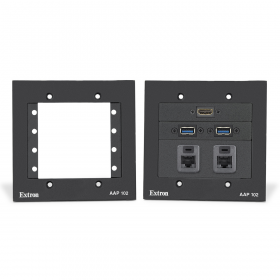 Extron Two-Gang AAP Mounting Frame - Black