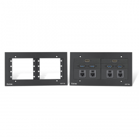 Extron Four-Gang AAP Mounting Frame - White