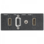 Extron AAP Double Space Black: One HDMI One VGA One Audio One Network