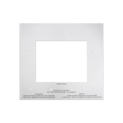 Extron Installation Guide for Proper Alignment and Hole Sizing