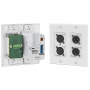 Extron 2 Input 2 Output Dante Audio Interface White