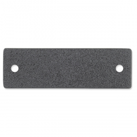 Extron Single Space MAAP - Black: Blank Plate