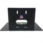 HCM-2-BK PTZ Camera Large Mount for Wall Universal Design (Black)