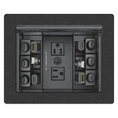 Extron Cable Cubby 700 Noir-Module d'alimentation CA non inclus