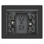 Extron Cable Cubby 700 Noir-Module d'alimentation CA non inclus