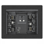 Extron Cable Cubby 700 Noir-Module d'alimentation CA non inclus